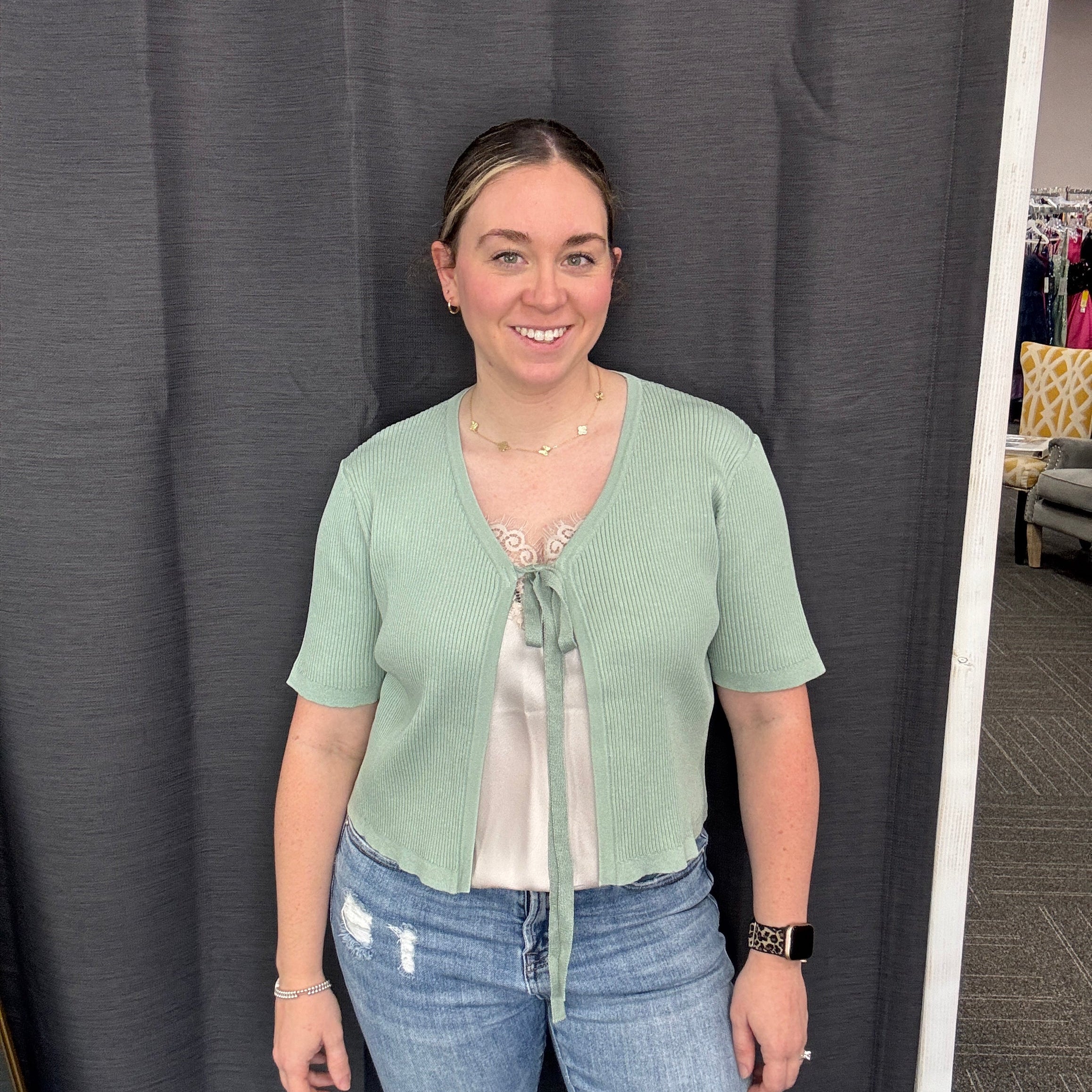 Trina Short Sleeve Cardigan