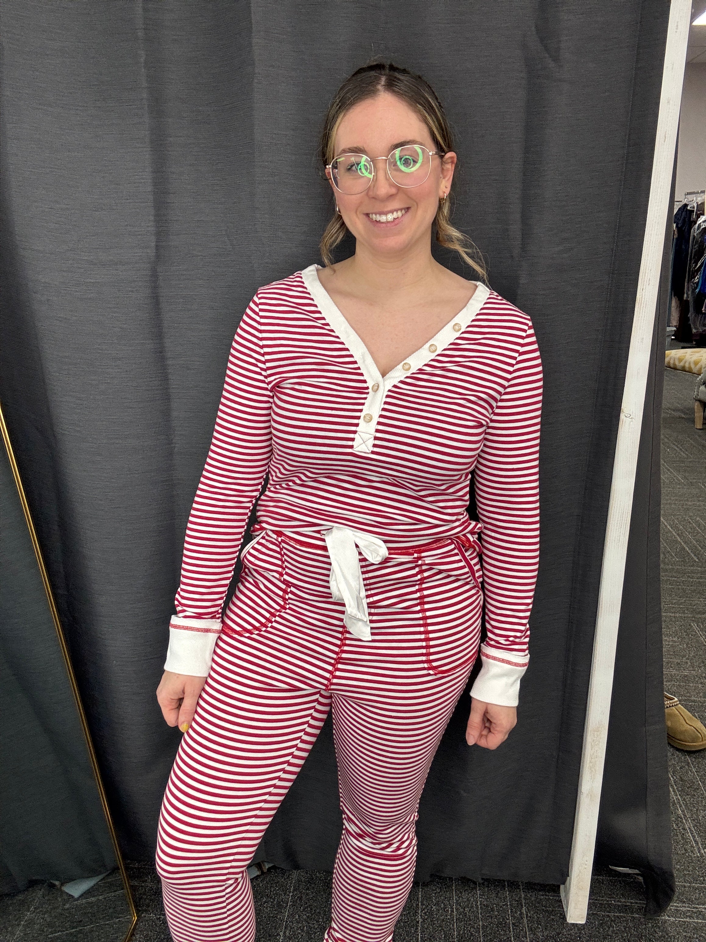 Striped Lounge Set