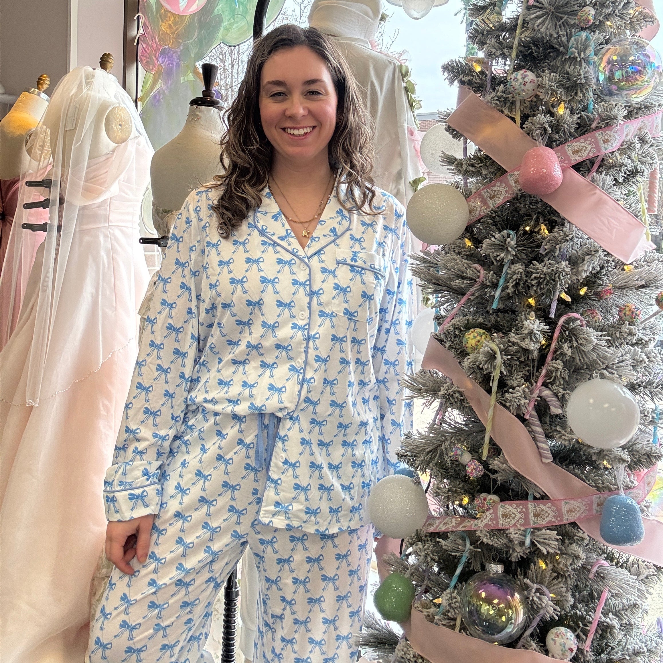 Blue Bow Lounge Set
